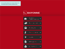 Tablet Screenshot of bayonne.fr